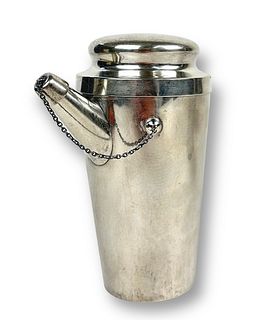 Art Deco Sterling Silver Drink Shaker