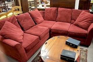 Three piece sectional living room set by Hillcraft. lg. 91" x 91"