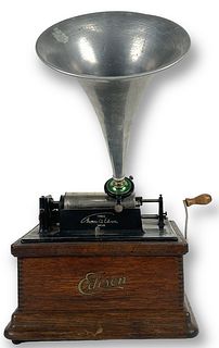 Edison Fireside Phonograph Model A w/ Records