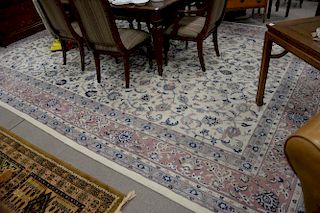 Oriental carpet, 11' x 17'.
