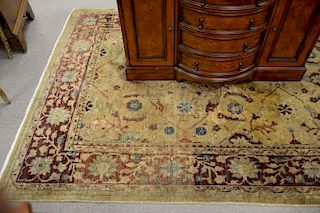 Oriental area rug, low, 5'5" x 8'.