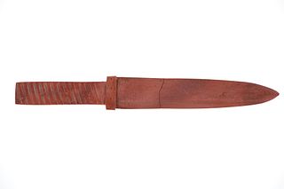 C. 1880- Northern Plains Catlinite Dagger Knife