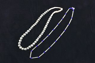Ghana Brass Filigree Bead Necklaces