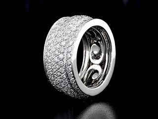 18kt White Gold 2.8 ctw Diamond Ring