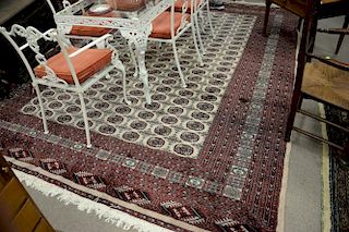 Bokhara Oriental carpet, 9'4" x 12'7".