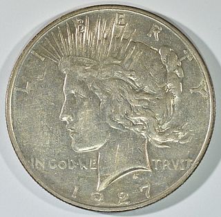 1927-D PEACE DOLLAR AU