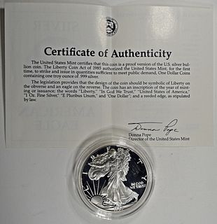 1987 AMERICAN SILVER EAGLES PROOF