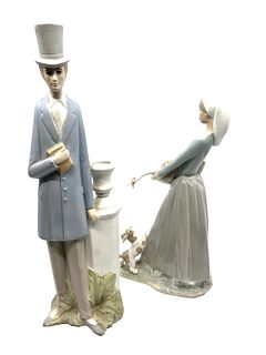 Two Porcelain figurines made in Spain