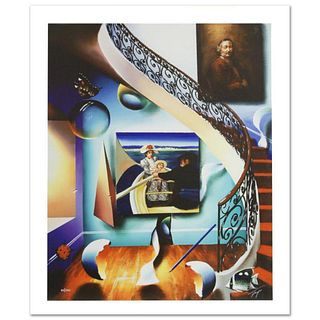 Stairway to the Masters II Limited Edition Giclee on Canvas by Ferjo, Numbered and Hand Signed by the Artist. Includes Certificate of Authenticity.