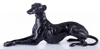 Bronze Greyhound  Sculpture