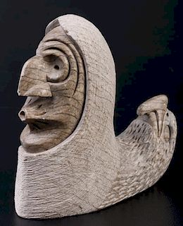 Gene Thomas Eagle/Human Transformation Carving