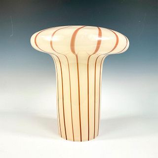 Murano Glass Striped Mushroom Lamp