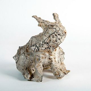 Marsha Dahlby Mixed Media Rabbit Sculpture