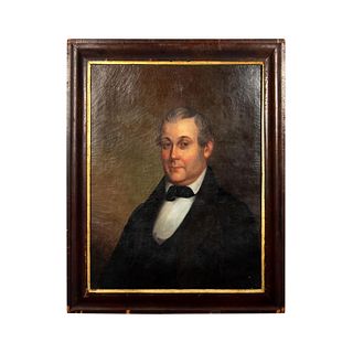 18th/19th c. Oil Painting on Canvas, Portrait of a Gentleman