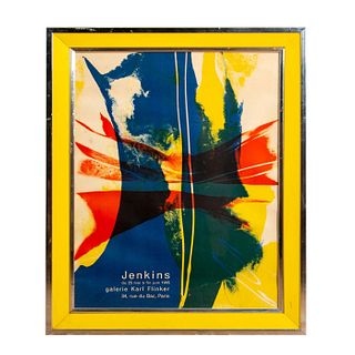 Paul Jenkins (American, 1923-2012) Exhibition Poster