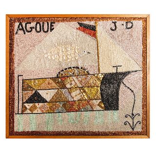 Haitian Art Agoue Flag