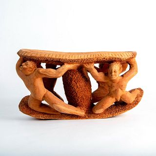 Nacius Joseph (Haitian, b.1939) Carved Wood Sculpture