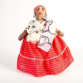 Haitian Folk Art Mixed Media Doll, Odilia