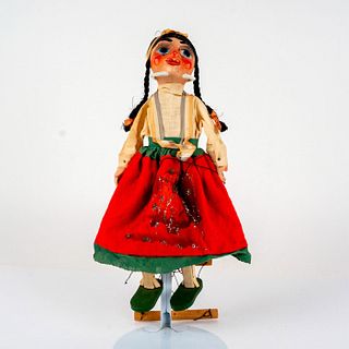 Mexican Folk Art Mixed Media Marionette, Female
