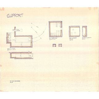 Architectural Support Floor Plans, The Bass Museum of Art