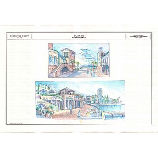 Architectural Design Drawings from DPZ of, South Pointe Miami Beach, 1993