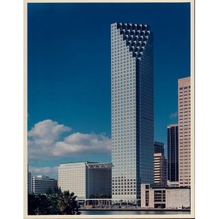 Peter Aaron, Color Photograph, Southeast Financial Center, Downtown Miami, 1986
