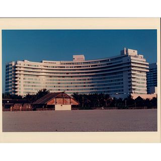 John Margolies, Color Photograph, Fontainebleau Hotel, Miami Beach, 1957
