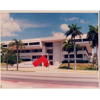Bob Edelson Color Photograph, Miami Beach City Hall
