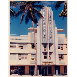 Color Photograph, Breakwater Hotel, Miami Beach, 1980