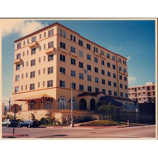 Color Photograph, Miami Beach Apartment Building, 1980
