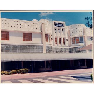 Color Photograph, Sterling Building, Lincoln Road Mall, Miami Beach, 1980