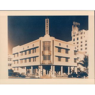 Silver Print Photograph, The Senator Hotel, Miami Beach, 1939