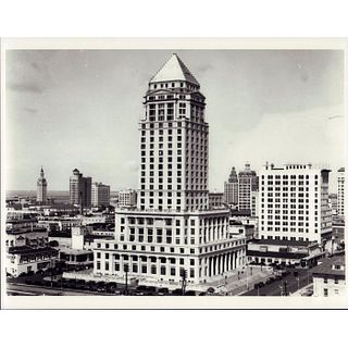 Gleason W. Romer, Silver Print Photograph, Miami Courthouse, Miami, 1929