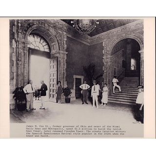 Gleason W. Romer, Silver Print Photograph, Miami Daily News Tower, Miami, 1930