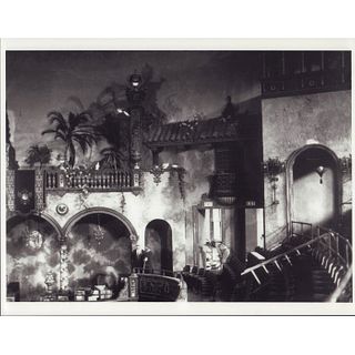 Gleason W. Romer, Silver Print Photograph, Olympia Theater Interior, Downtown Miami, 1930