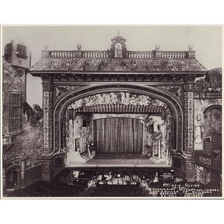 Gleason W. Romer, Silver Print Photograph, Olympia Theater Stage, Downtown Miami, 1925