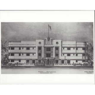 Silver Print Photograph, Hotel Governor, Miami Beach, 1939