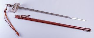 British 1897 George V Infantry Officer`s Sword