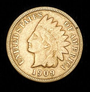 1909-S Indian Head Cent VG