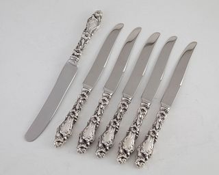 Whiting Mfg. Co Lily Sterling Silver Dinner Knifes