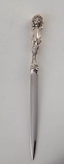 Frank Smith/Wallace Lion Sterling Silver Letter Opener 
