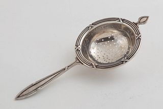 Frank M. Whiting Sterling Silver Over-Cup Tea Strainer