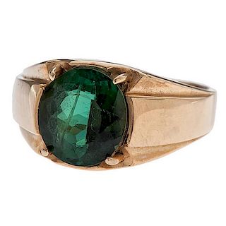 Columbian Emerald Ring in 14 Karat 