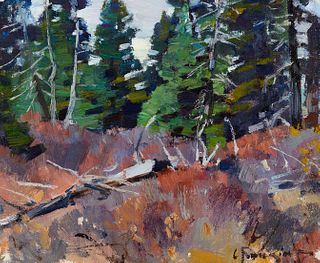Carl Rungius (1869 – 1959) — Forest Landscape