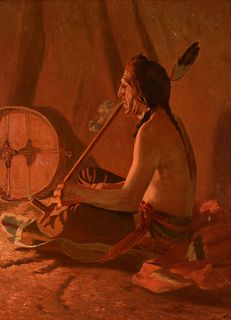Warren Rollins (1861 – 1962) — Indian Portrait
