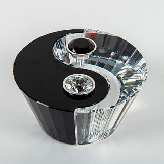 Swarovski Crystal and Glass Yin Yang Candleholder, 226820