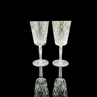 Pair of Tiffany Crystal Claret Wine Glasses