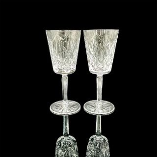 Pair of Tiffany Crystal White Wine Glasses
