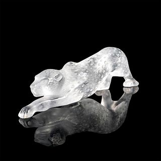 Lalique Crystal Panther Sculpture, Zeila