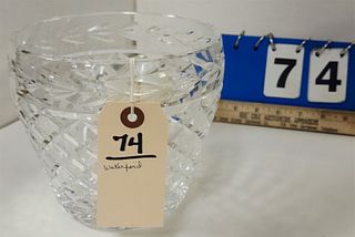 WATERFORD ICE BUCKET 6"H X 6 1/2" DIAM.
